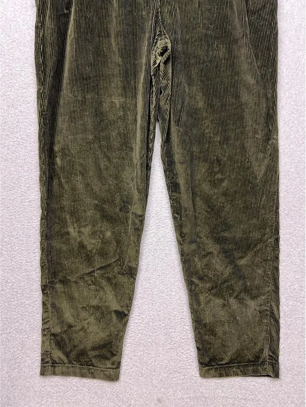 Vintage Jones New York Corduroy Pleated Straight Leg High Rise Pants Womens 14